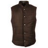 Made in Italy Brown Wool Sleveless Jacket