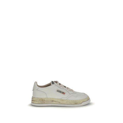 Autry White Leather Sneakers