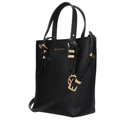 Michael Kors Black Leather Handbags