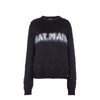 Balmain Black Mohair Sweatshirt