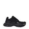 Versace Black Fabric Athletic Sneakers