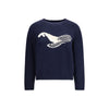 Max Mara Blue Cotton Sweatshirt