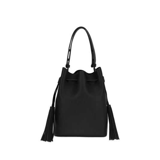 Valentino Garavani Black Leather Shoulder Bag