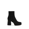 Valentino Garavani Black Calf Leather Bos Taurus Ankle Boots