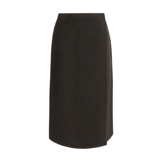 RIER Fleece wrap Skirt in pure Wool