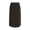 RIER Fleece wrap Skirt in pure Wool