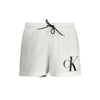 Calvin Klein White Polyester Men's Swim Boxer