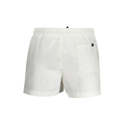 Calvin Klein White Polyester Men's Swim Boxer