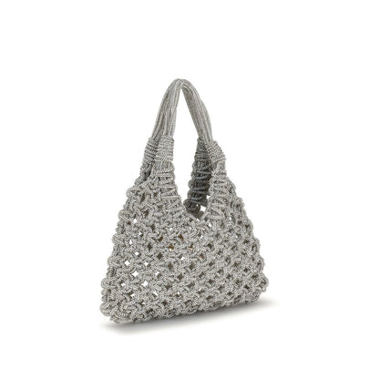 HIBOURAMA Gray Resin Handbag