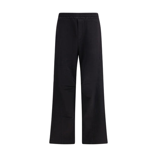 Dolce & Gabbana Black Cotton Casual Pants