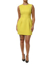 Dolce & Gabbana Yellow A-line Sheath Sleeveless Mini Dress