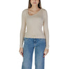 Vila Clothes Cream Viscose Sportswear