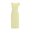 Givenchy Draped Midi Cady Dress