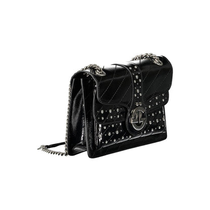 Gaelle Paris Black Polyethylene Handbag
