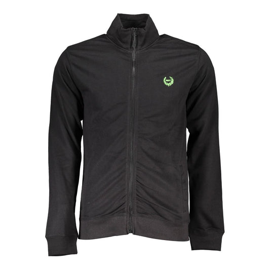 Gianmarco Venturi Black Cotton Sweatshirt