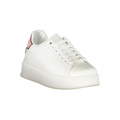 Gaelle Paris Pink Polyethylene Sneaker