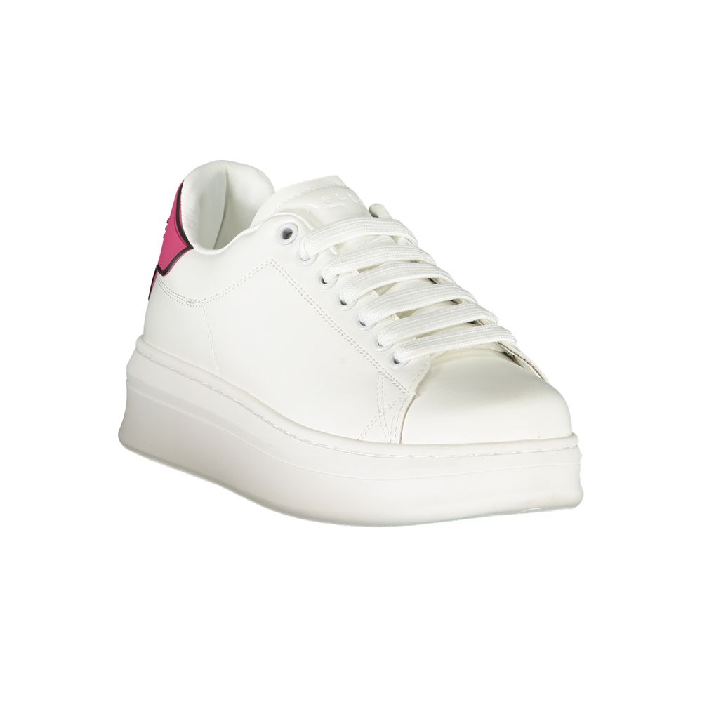 Gaelle Paris Pink Polyethylene Sneaker