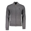 Gianmarco Venturi Gray Cotton Sweater