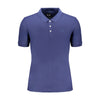 Gianmarco Venturi Blue Cotton Polo Shirt