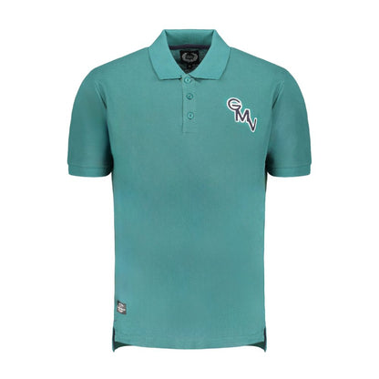 Gianmarco Venturi Green Cotton Polo Shirt