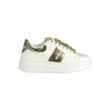 Gaelle Paris White Polyethylene Sneaker