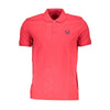 Gianmarco Venturi Red Cotton Polo Shirt