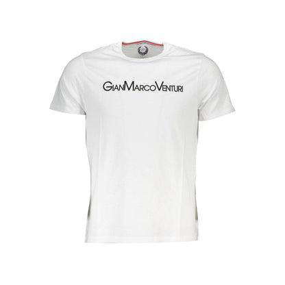 Gianmarco Venturi White Cotton T-Shirt