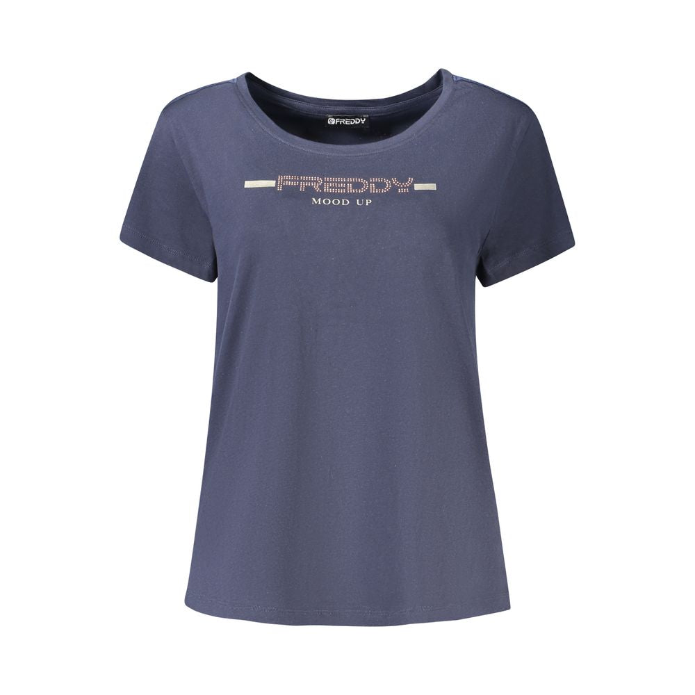 Freddy Blue Cotton T-Shirt