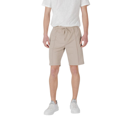 Antony Morato Beige Polyester Bermuda Shorts