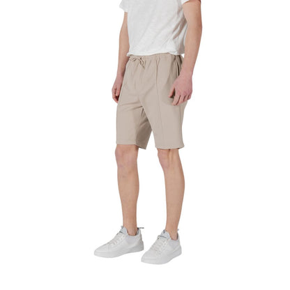 Antony Morato Beige Polyester Bermuda Shorts