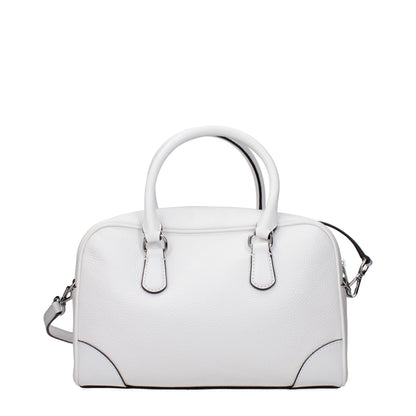 Michael Kors White Leather Handbags