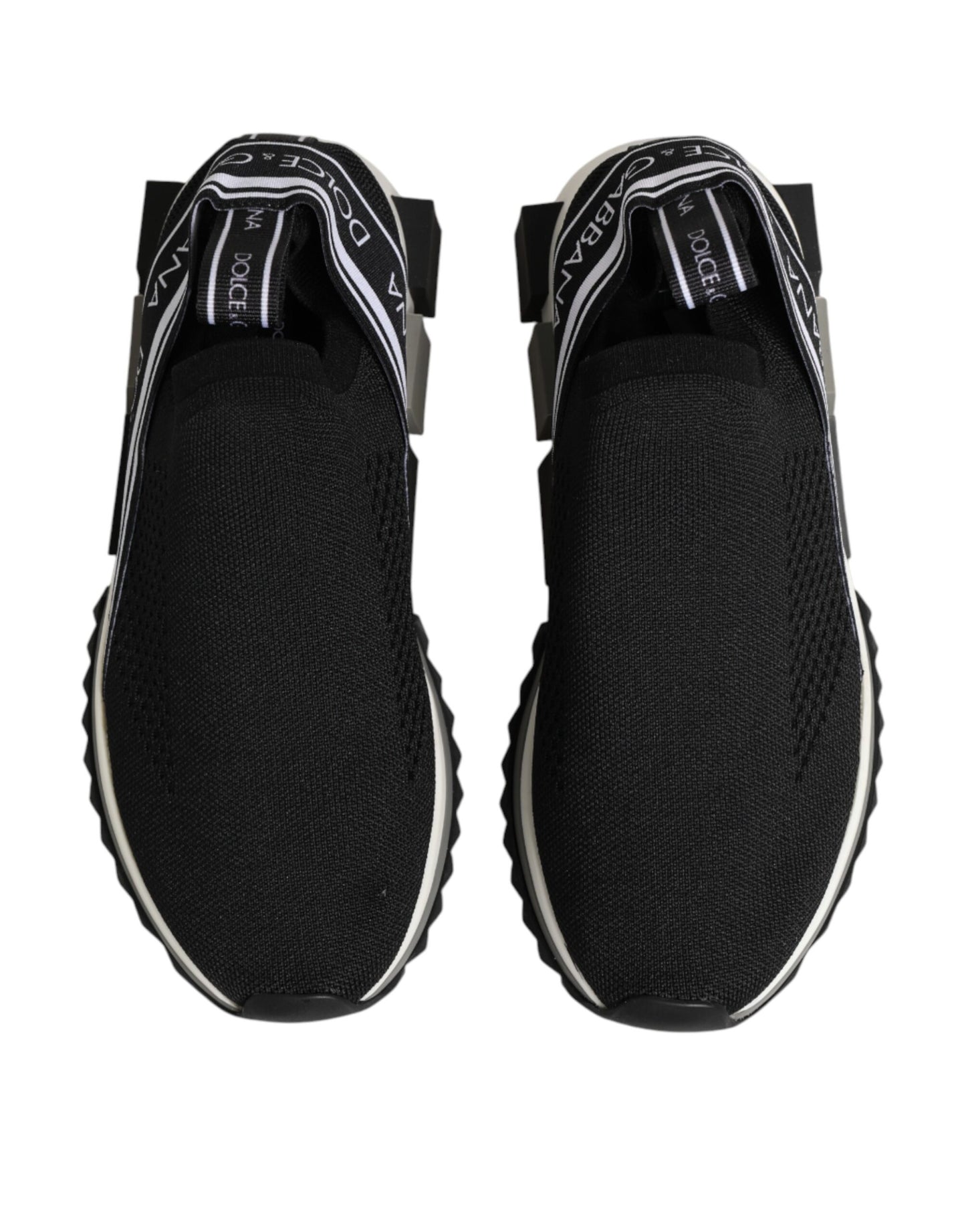 Dolce &amp; Gabbana Sorte Slip-On Sorrento Low Top Sneakers Sko