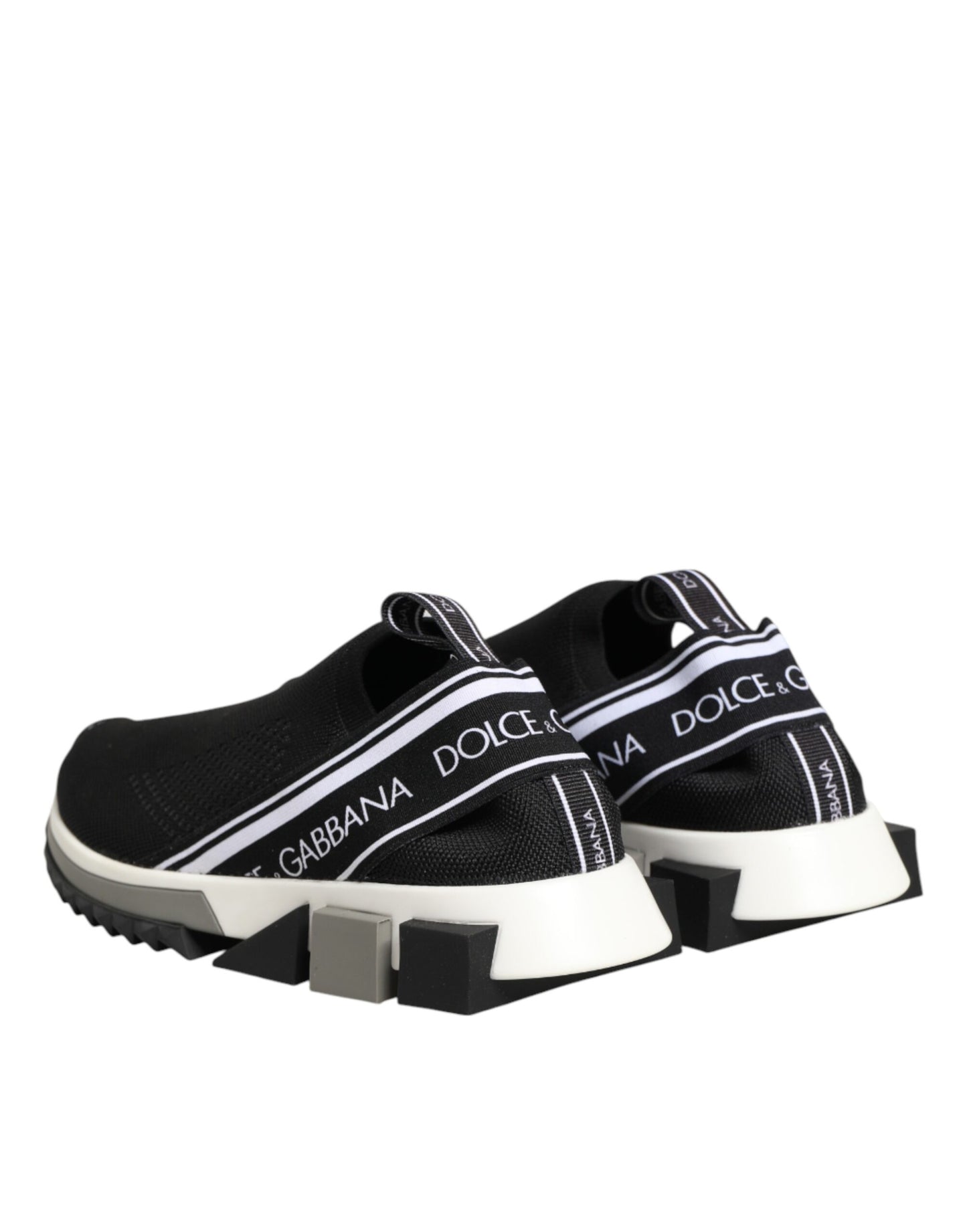 Dolce &amp; Gabbana Sorte Slip-On Sorrento Low Top Sneakers Sko