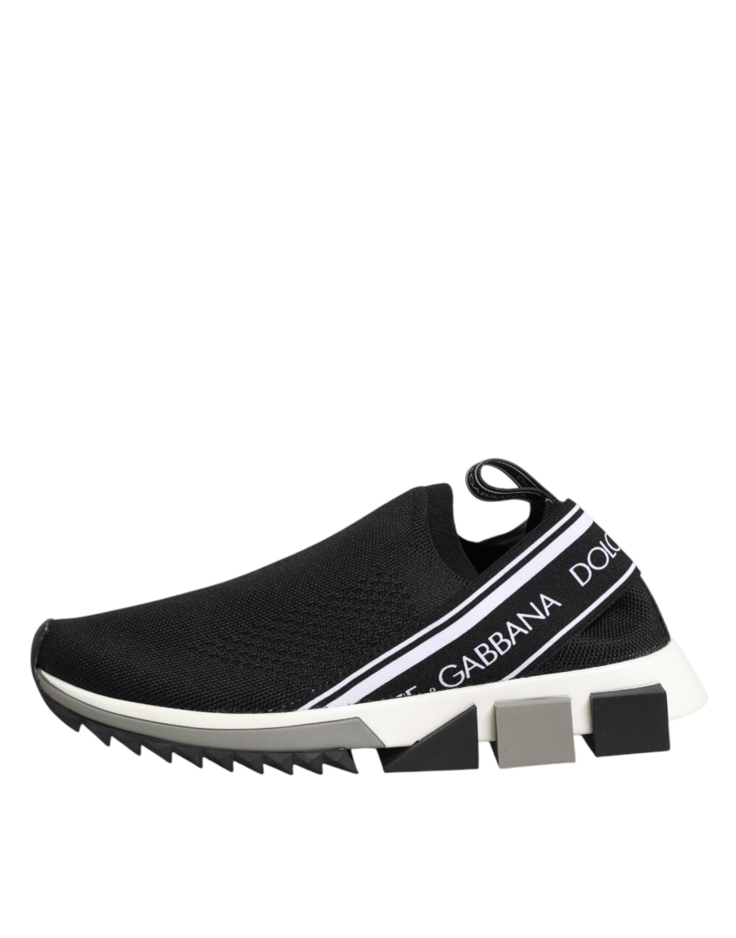Dolce &amp; Gabbana Sorte Slip-On Sorrento Low Top Sneakers Sko