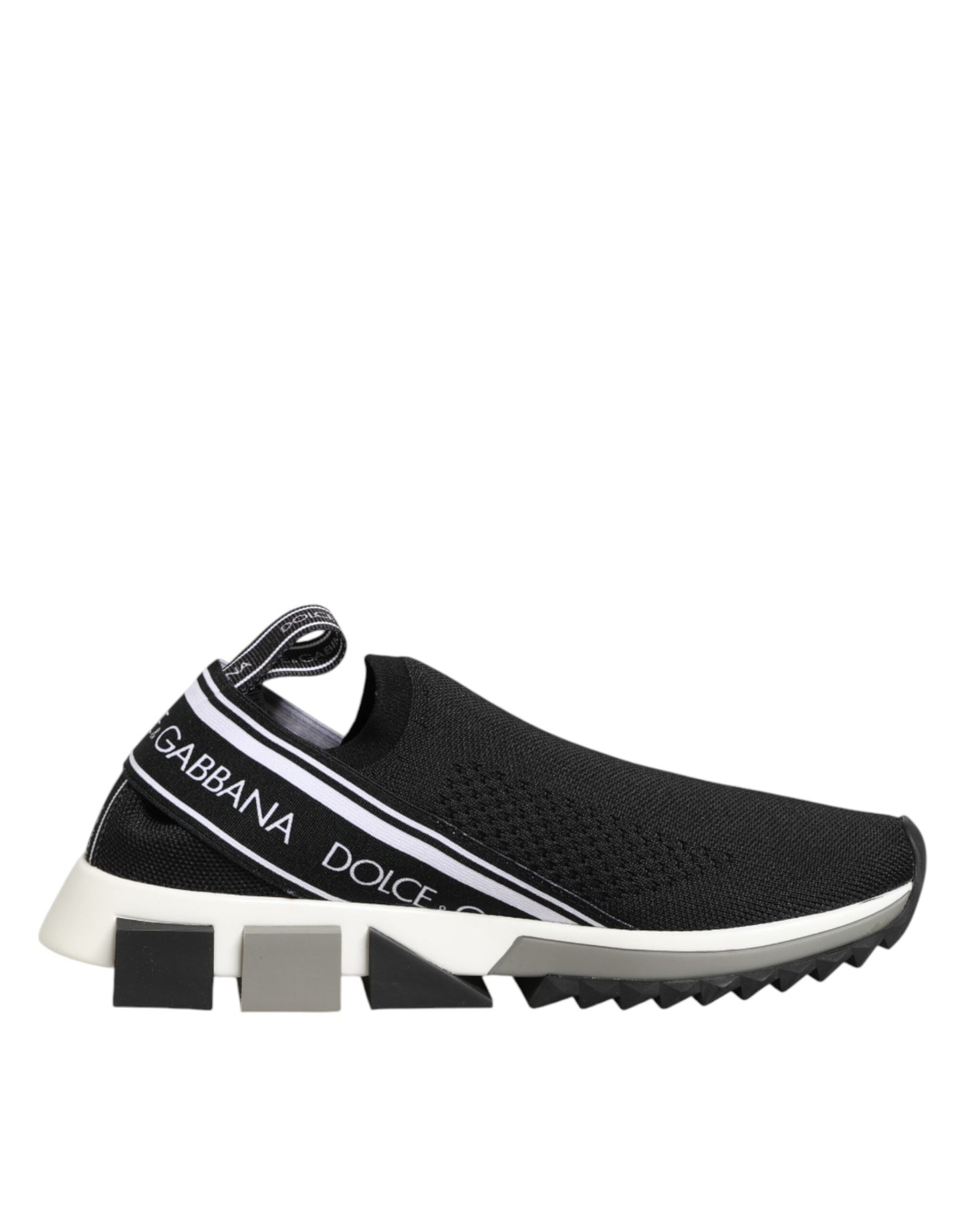 Dolce &amp; Gabbana Sorte Slip-On Sorrento Low Top Sneakers Sko