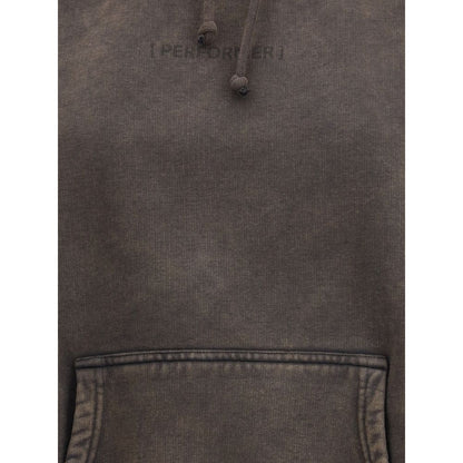 ALAINPAUL Gathered Neckline Hoodie