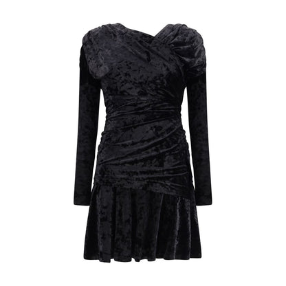 Ganni Ruched Mini Dress
