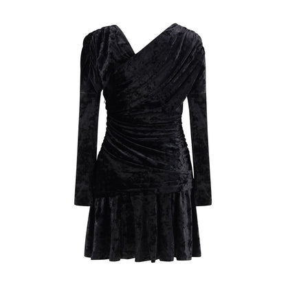 Ganni Ruched Mini Dress
