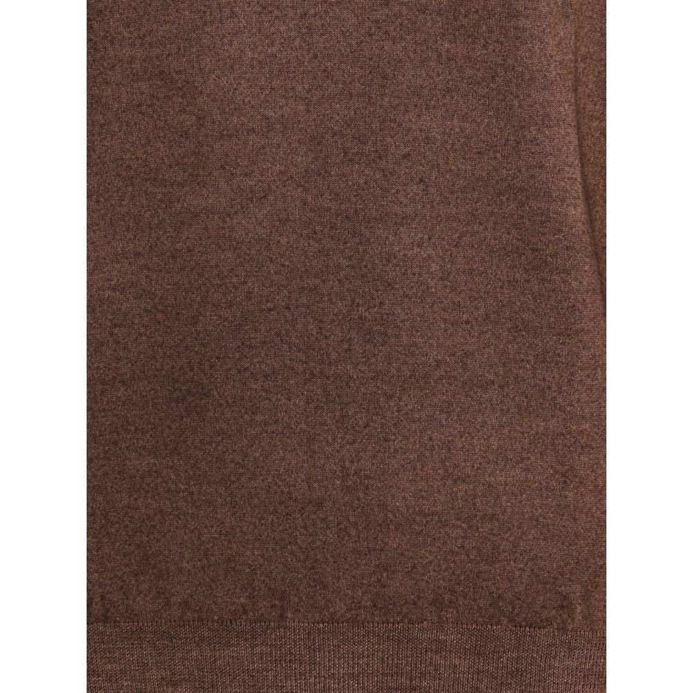 Cruciani Wool Green Turtleneck