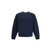 Stone Island Blue Cotton Sweatshirt