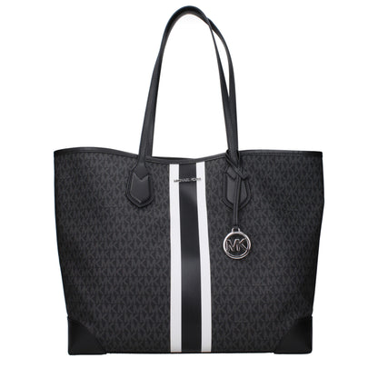 Michael Kors Black Fabric Shoulder Bags