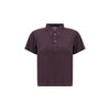 Margiela Purple Viscose Polo Shirt