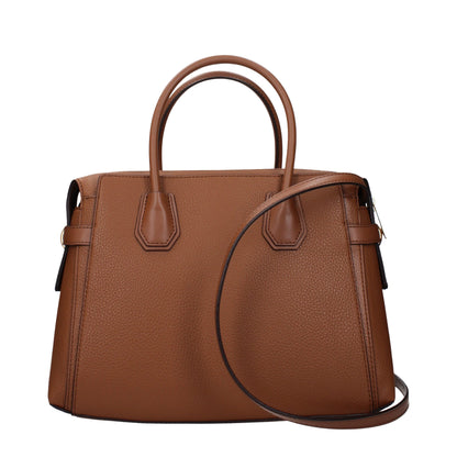 Genți de mână Michael Kors din piele maro