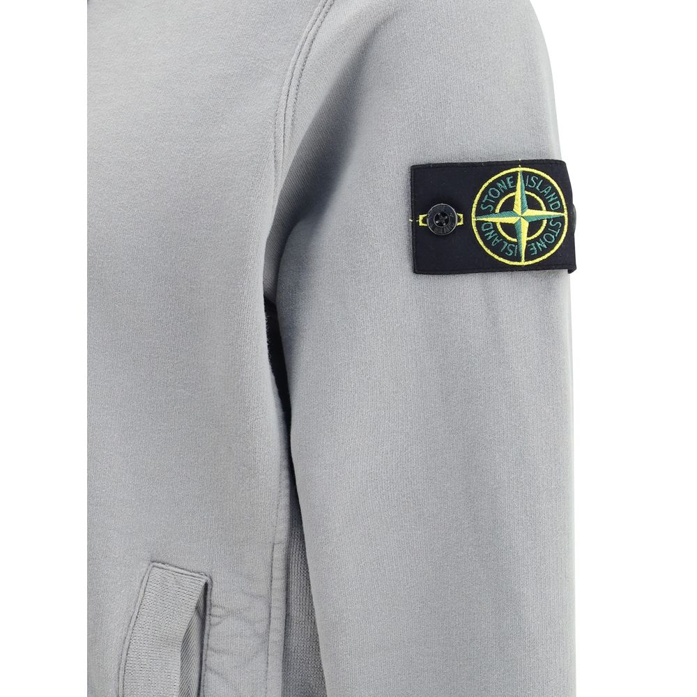 Stone Island grå bomulds sweatshirt