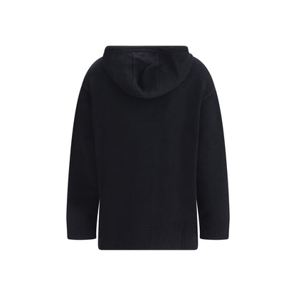 Max Mara Black Wool Hoodie