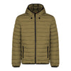 Suns Green Polyester Men's Quilted Jacket
