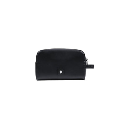 County of Milan Black Polyethylene Clutch Bag