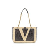 Valentino Garavani Black Leather Shoulder Bag