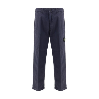 Stone Island Purple Cotton Casual Pants