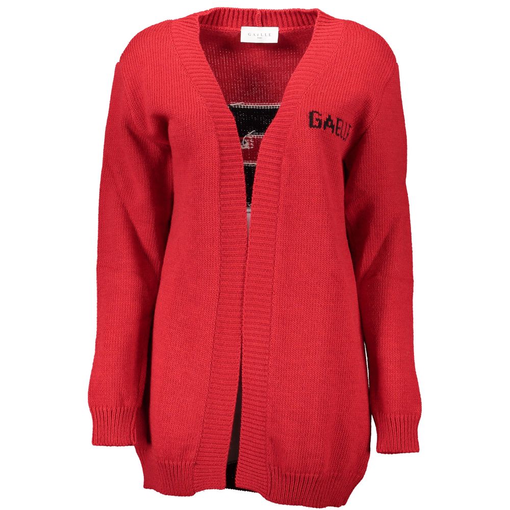Gaelle Paris Red Wool Sweater